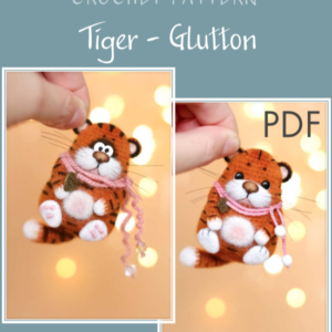 Crochet PATTERN Tiger - Glutton
