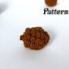 Pinecone pattern crochet amigurumi