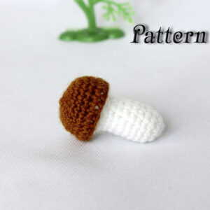 Mushroom crochet pattern amigurumi toy