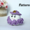 Crochet egg pattern amigurumi toy, easter gifts