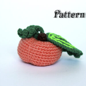Easy crochet pumpkin pattern toy