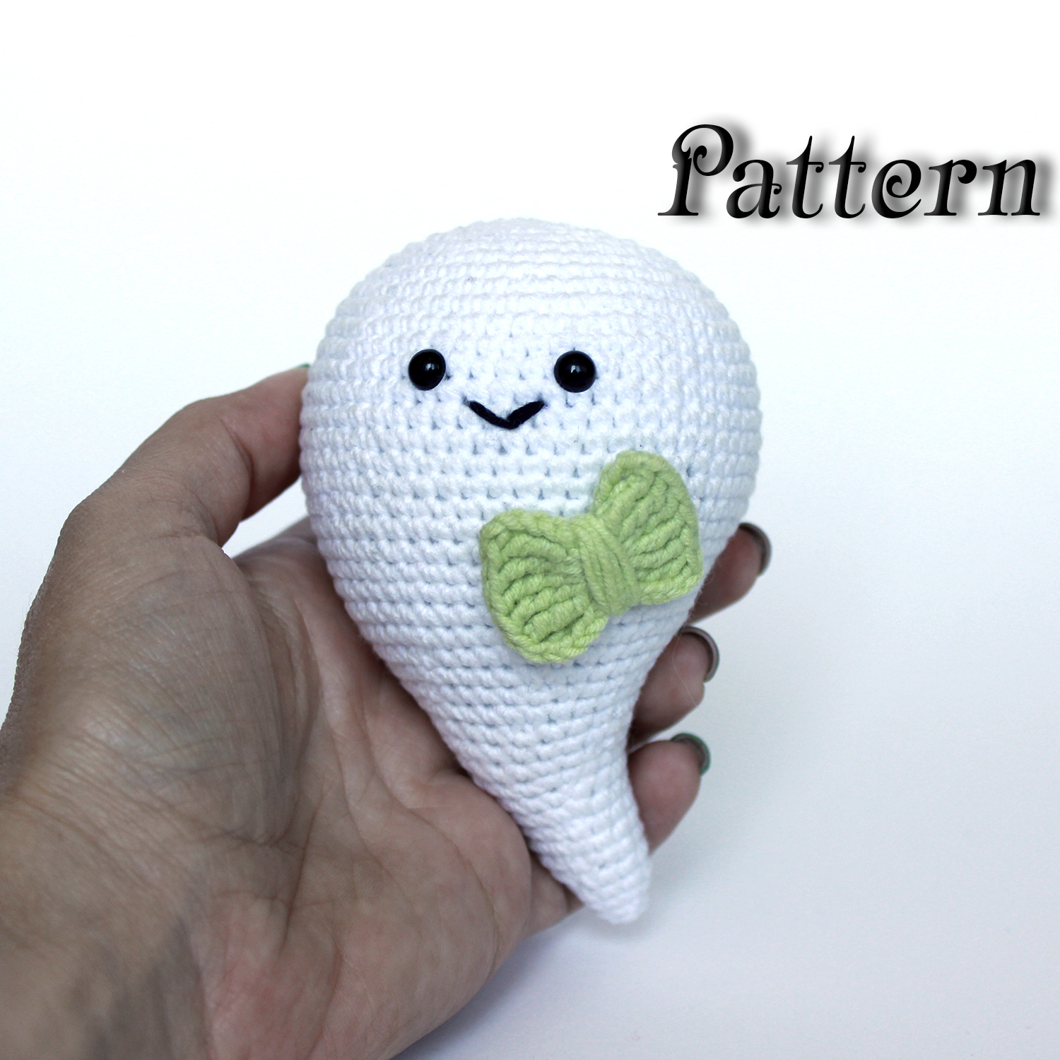 Halloween Ghost crochet pattern, Amigurumi ghost decor for halloween Halloween Ghost crochet pattern, Amigurumi ghost decor for halloween