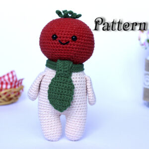 Amigurumi tomato toy pattern