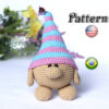 Gnome pattern, Crochet gnome toy, Handmade gnome