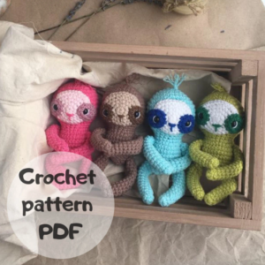 crochet sloth pattern