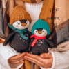 Penguin crochet pattern set
