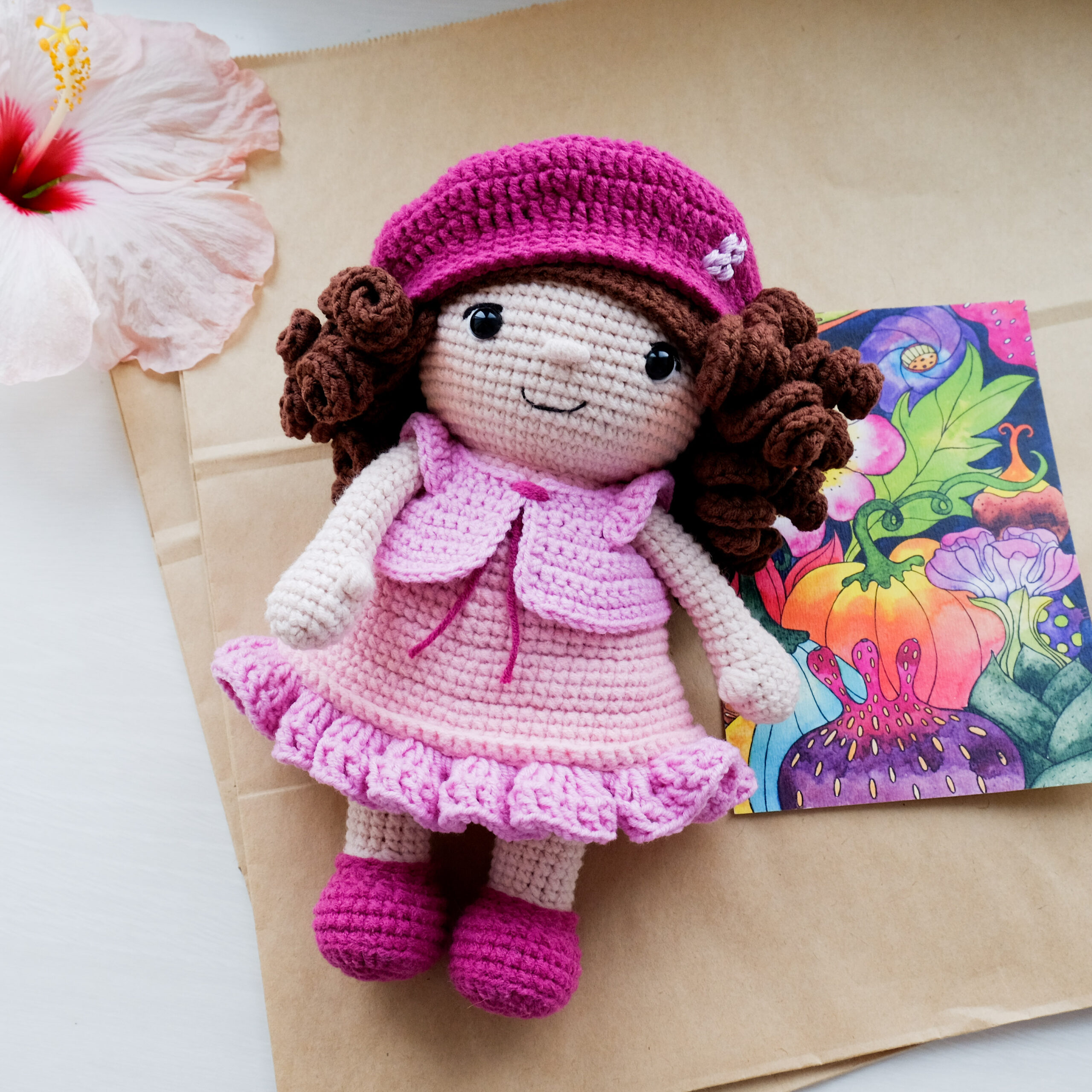 Lola the doll, PDF amigurumi crochet pattern 3 лола 13 of 13 scaled