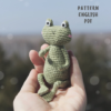 Crochet pattern frog amigurumi