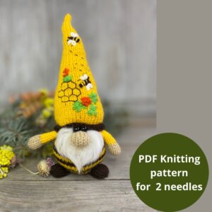 Scandy Gnome Bumblebee Knitting Pattern