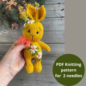 Yellow Rabbit Knitting Pattern