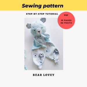 Bear lovey pattern