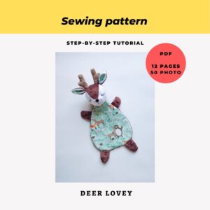 Deer sewing pattern