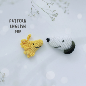 Crochet pattern Snoopy and Woodstock