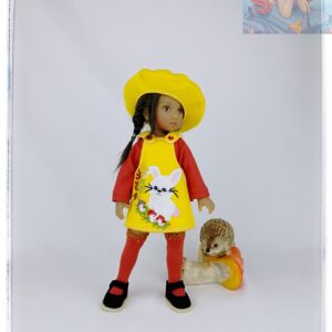 Doll clothes Dianna Effner Boneka10 from felt, jersey for 10-11in
