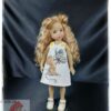 Embroidered dress for doll Dianna Effner Little Darling "Mouse and Butterfly" (For Doll Size: 13 inch)