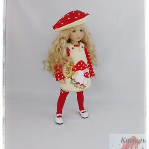 Doll clothes set Dianna Effner Little Darling 13 "Beautiful fly agaric" (For Doll Size: 13 inch).