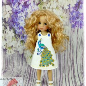 Embroidered clothes dress for doll Dianna Effner Little Darling13