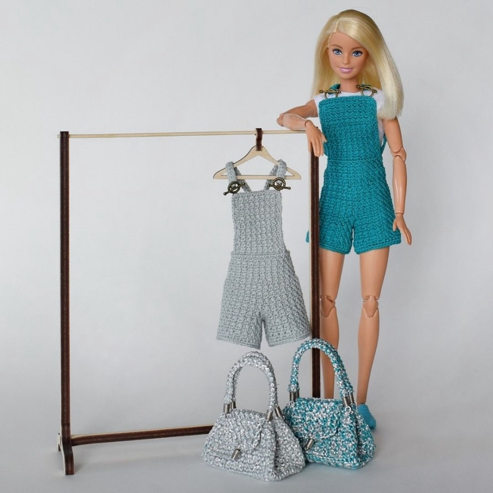 crochet barbie doll clothes jacket and skirt easy pattern