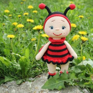 Easy crochet pattern Lucky Ladybug