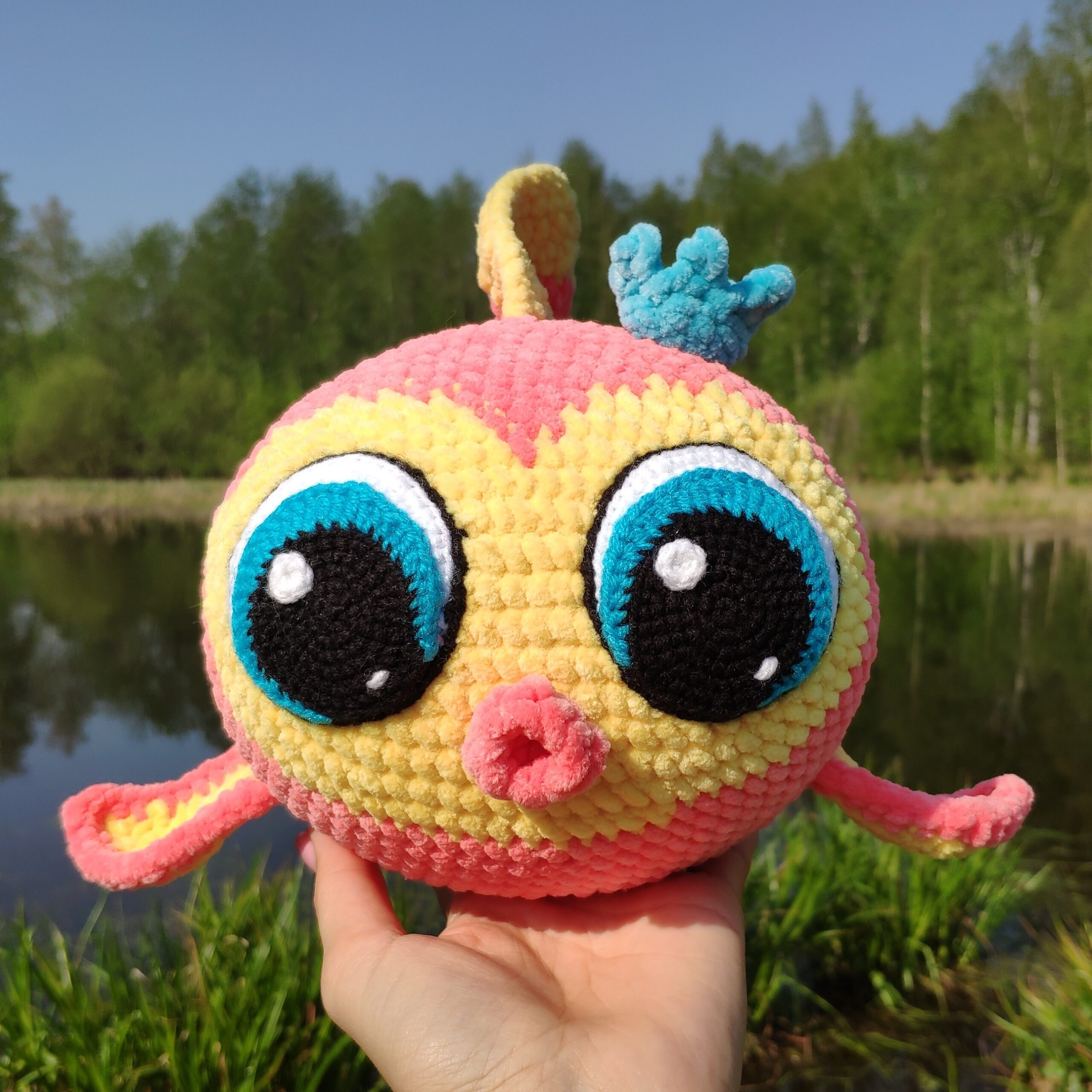 Crochet DOLPHIN & FISH patterns set, Amigurumi sea creatures with big eyes 1 1621187829683 01 scaled