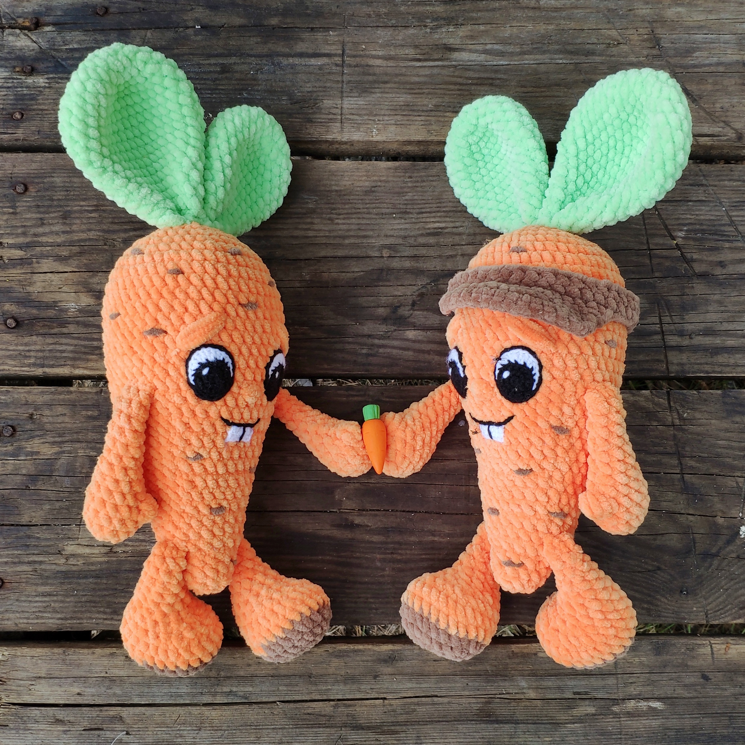 Carrot Crochet Dog Toy by Dogo