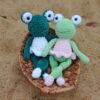 crochet frog
