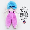 crochet pattern outfit for doll