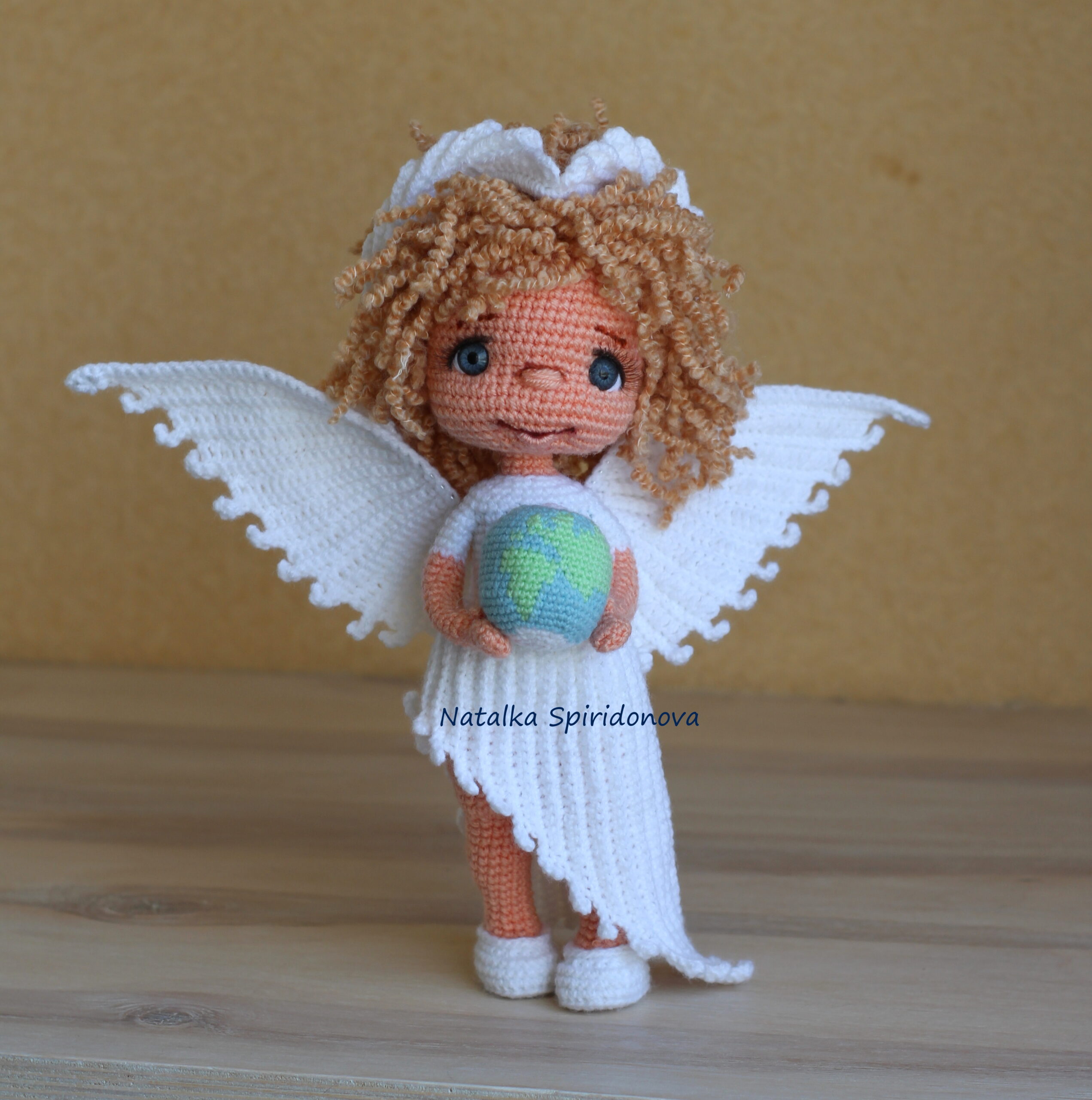 crochet angel doll