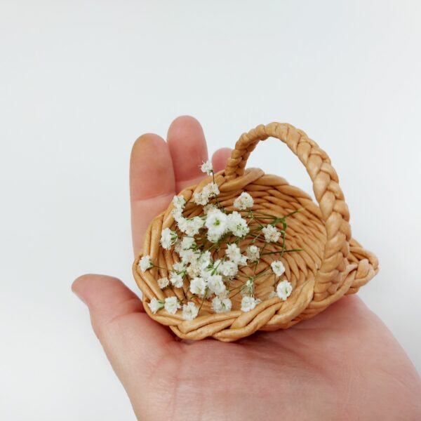 12pcs Mini Woven Baskets Small Wicker Baskets – Floral Supplies Store