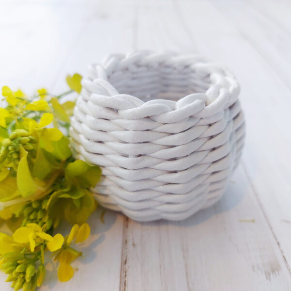 White small basket