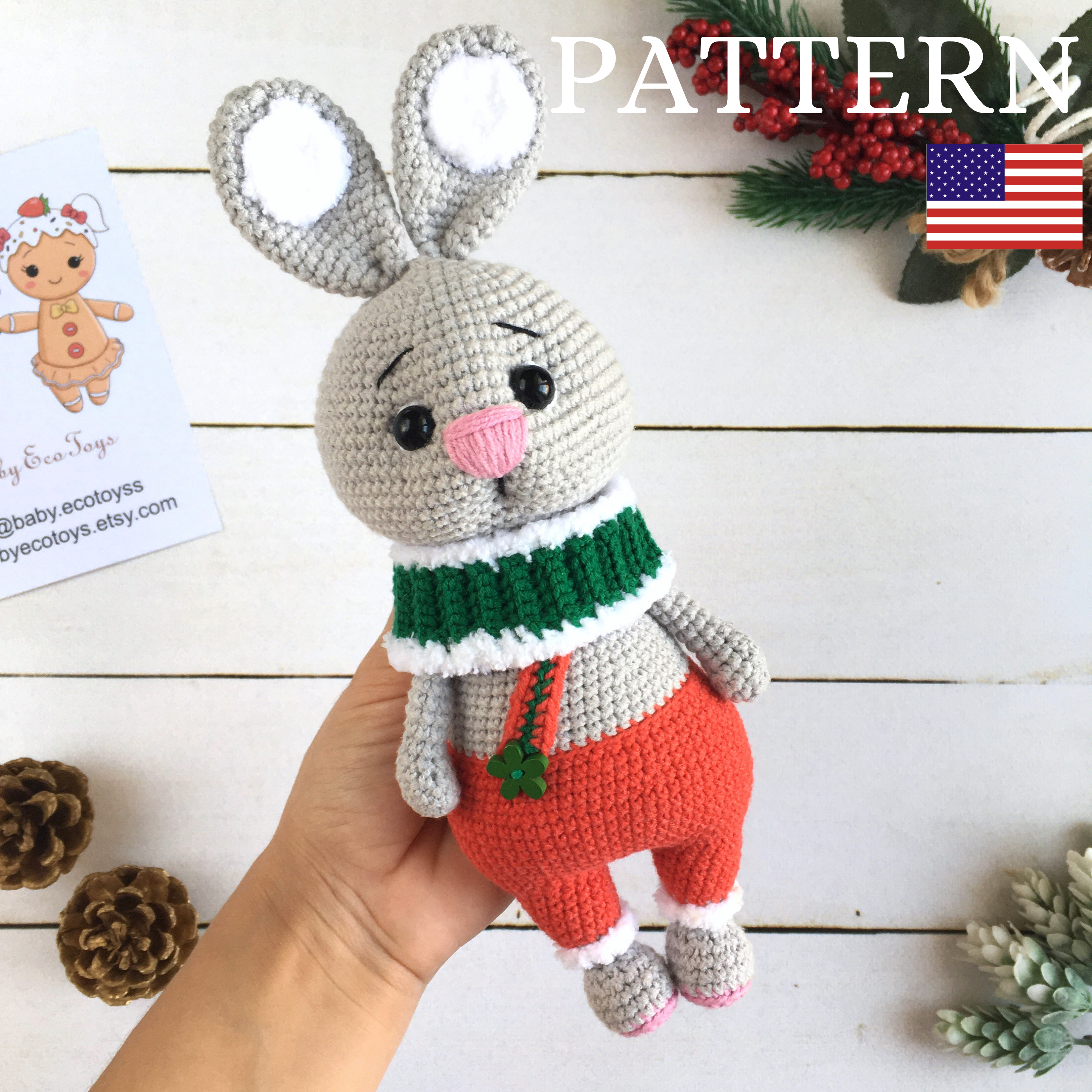 crochet christmas stuffed animals