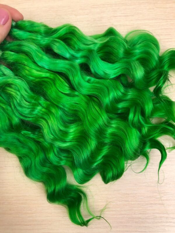 Doll hair green