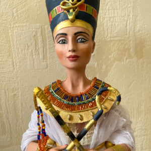 Nefertiti doll. Handmade work.