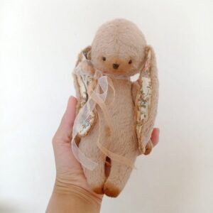 Artist rabbit, teddy rabbit, ooak rabbit, handmade rabbit, cute bunny