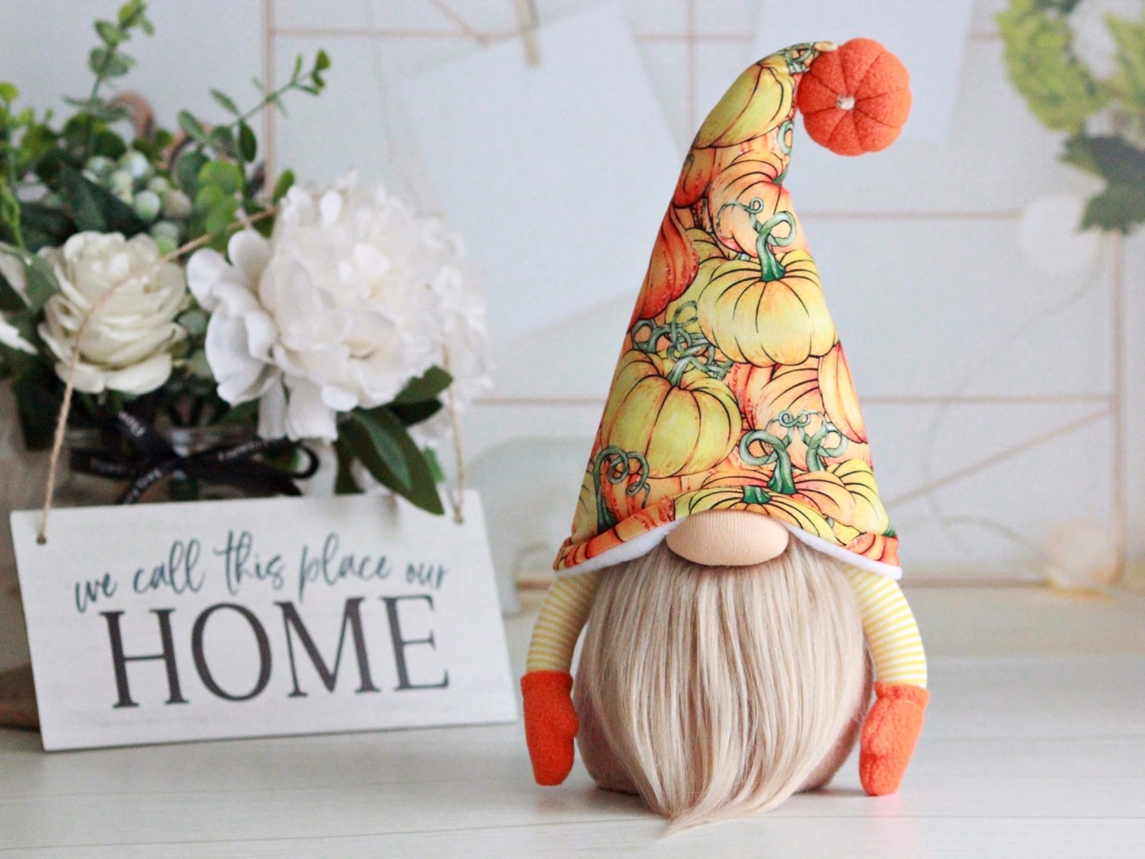 Sunflower Gnome Bumble Bee Gnomes for Fall Decor