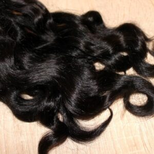 Doll hair black