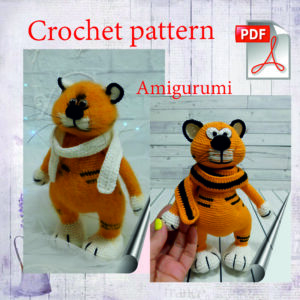 Crochet pattern TIGER THEO