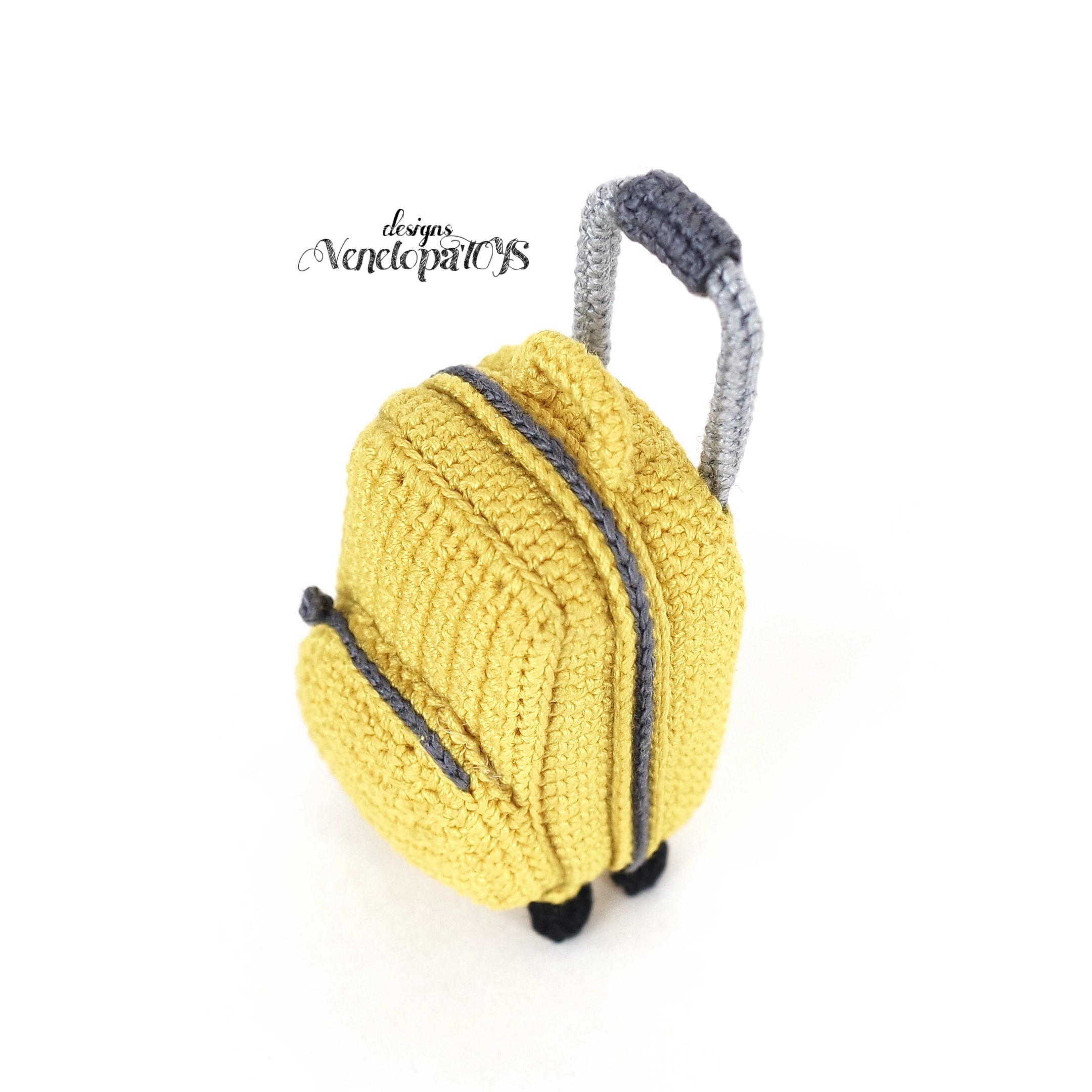 Pattern Crochet Backpack for Doll - DailyDoll Shop