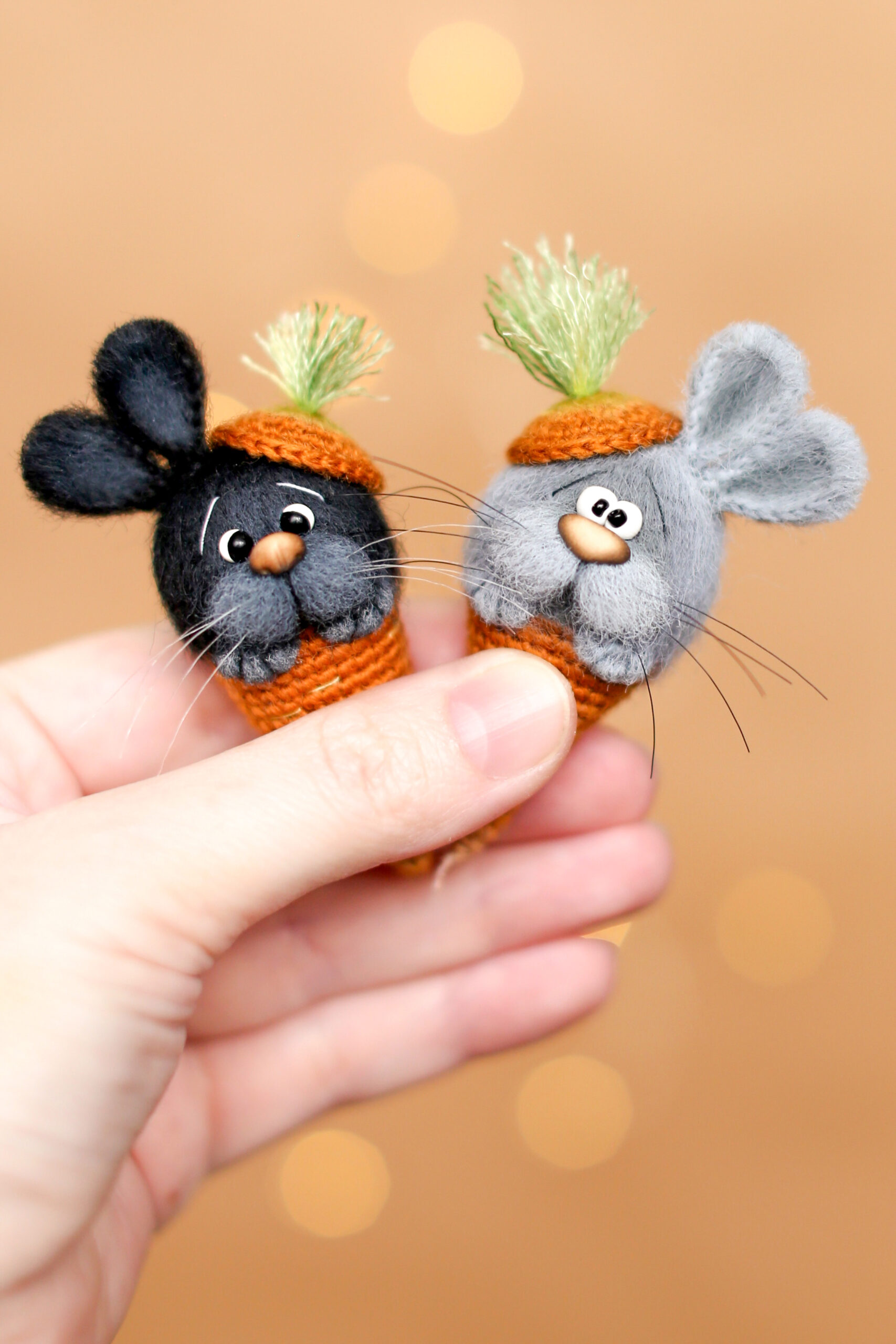 Crochet PATTERN Rabbit-carrot, 2023 symbol, hare DIY, bunny easy 4 Crochet PATTERN Rabbit- carrot