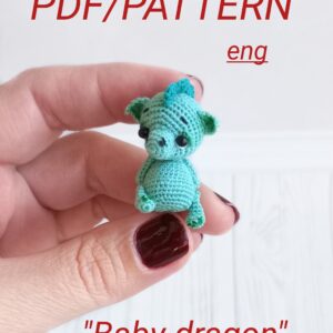 Baby dragon crochet pattern