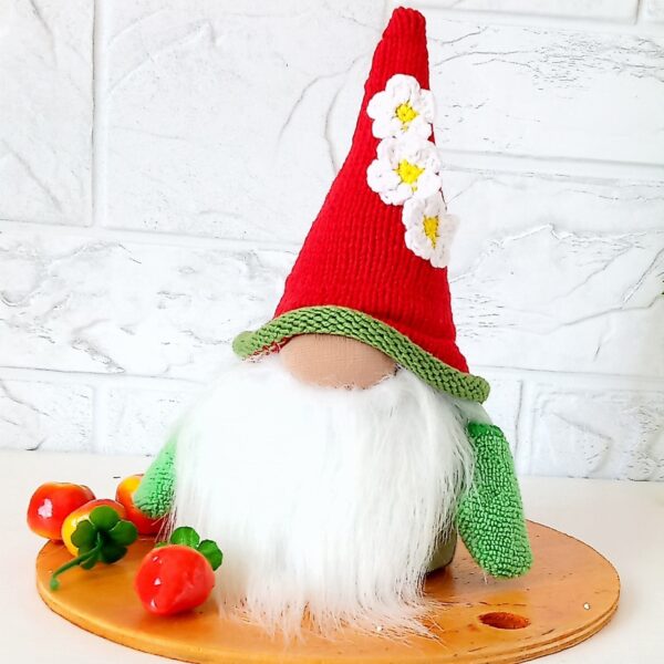 Strawberry gnome plush