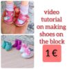 shoes on the shoe block
