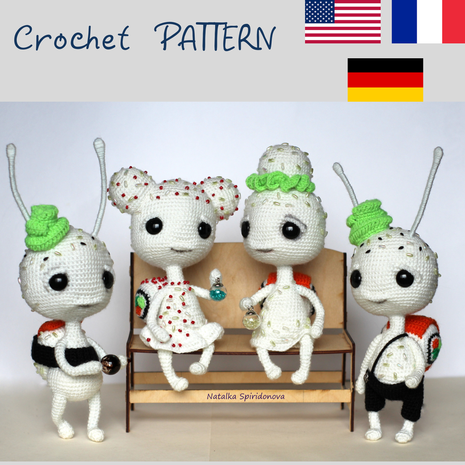 Sushi and Rolls Set Crochet Pattern PDF - Crochet Patterns