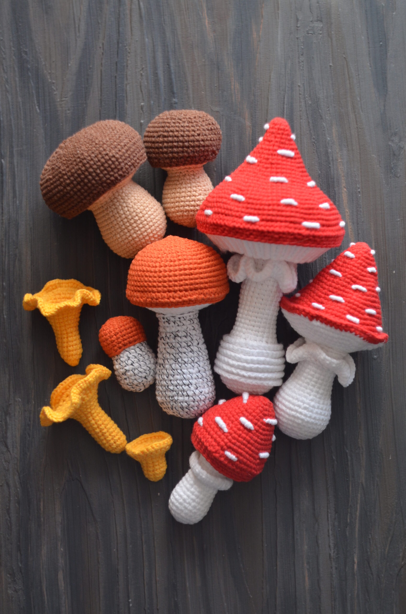 Free Crochet Mushroom Pattern - The Friendly Red Fox