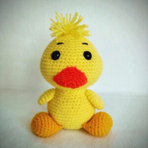 Crochet Duck 15 см Amigurumi Duck Crochet Plush Toy