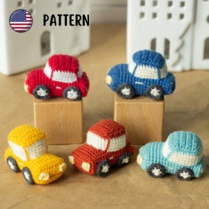 Amigurumi car pattern - crochet car toy tutorial