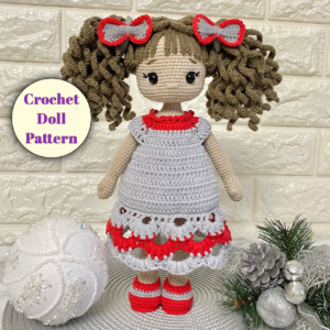 doll with gray dress