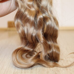 Doll hair golden brown