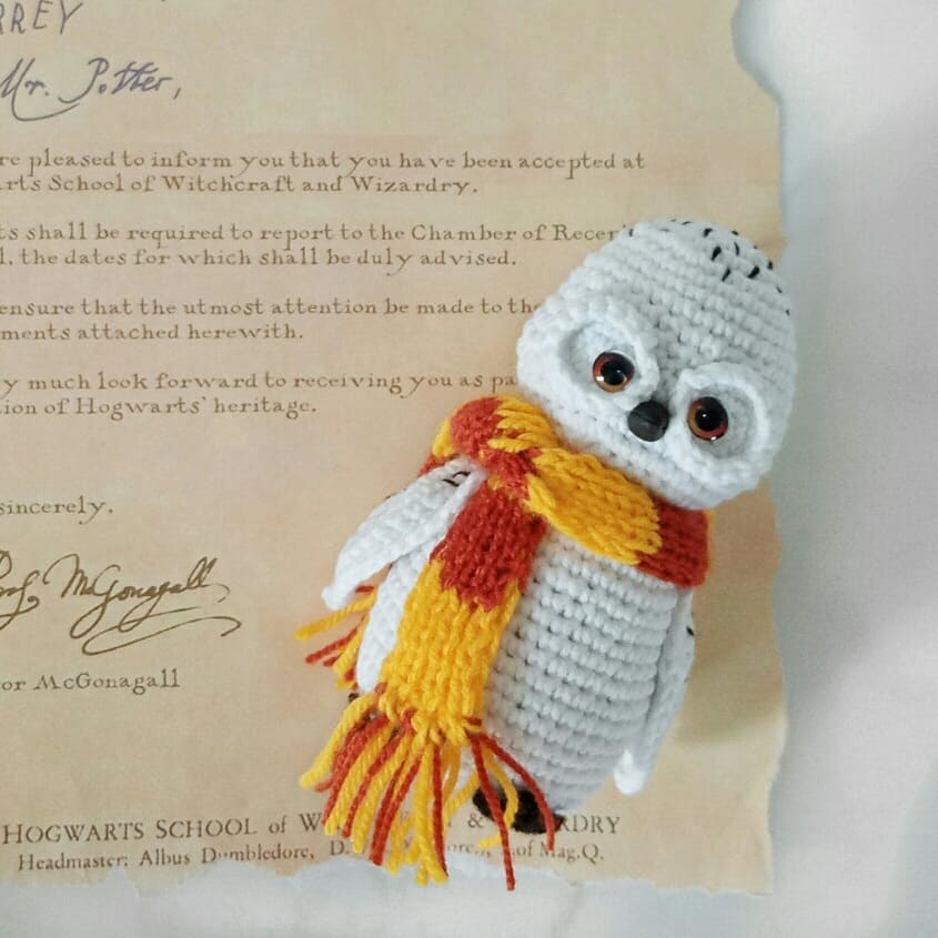 Hedwig the Owl from books and movies. 1 IMG 20200405 165433 736