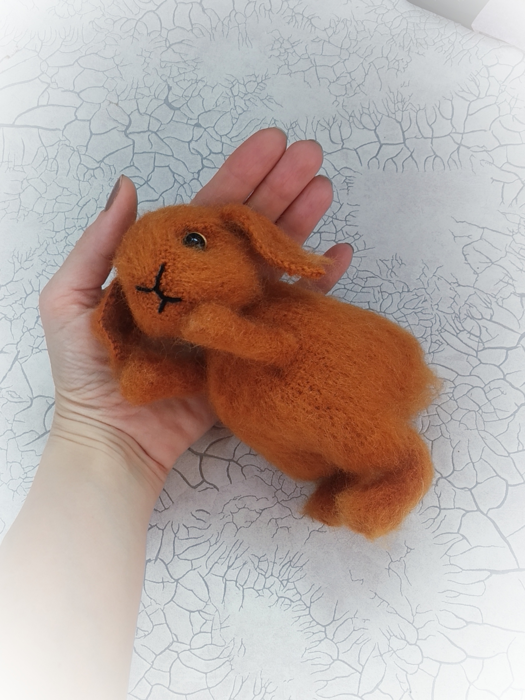 red rabbit stuffed animal